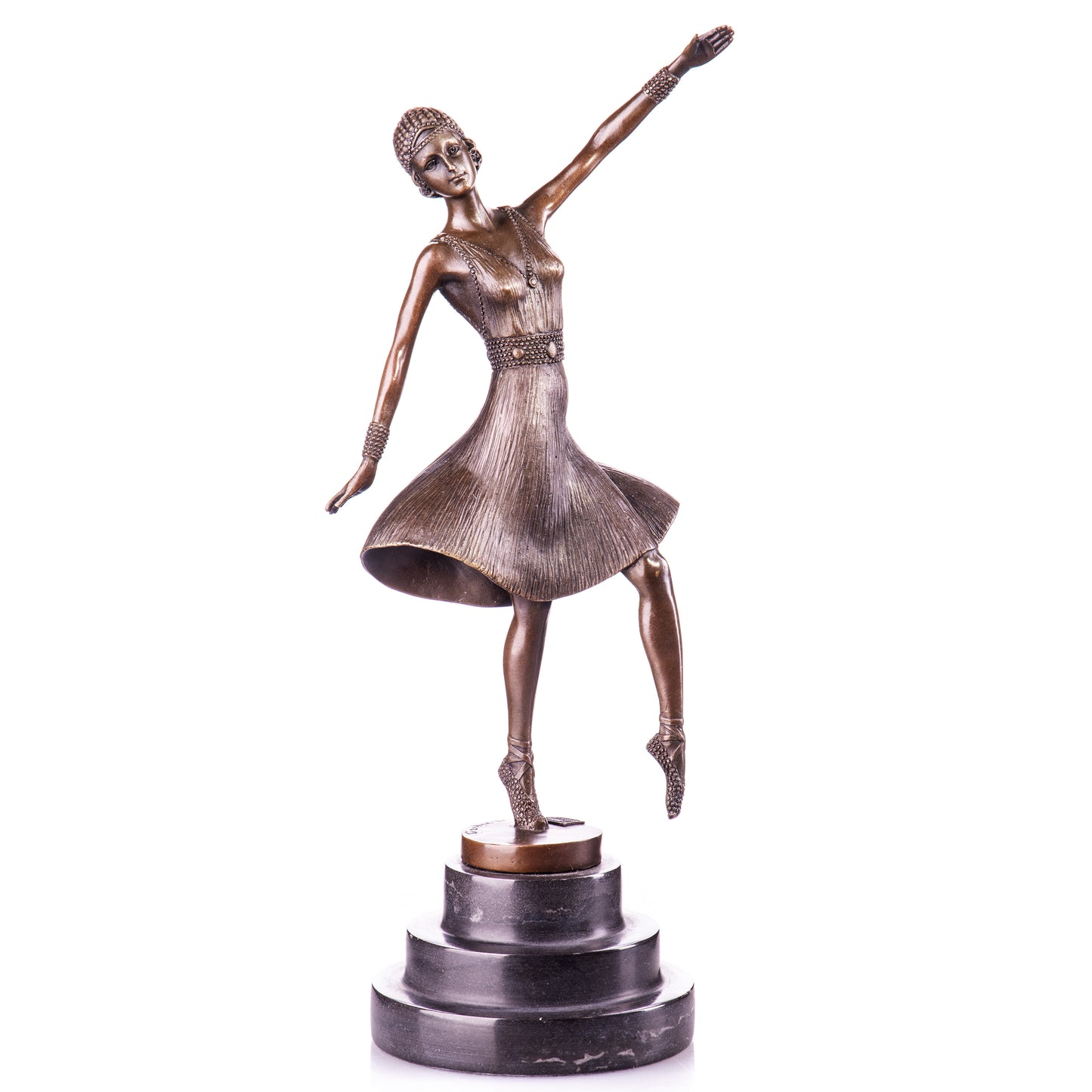 Statue en Bronze Danseuse Art-déco