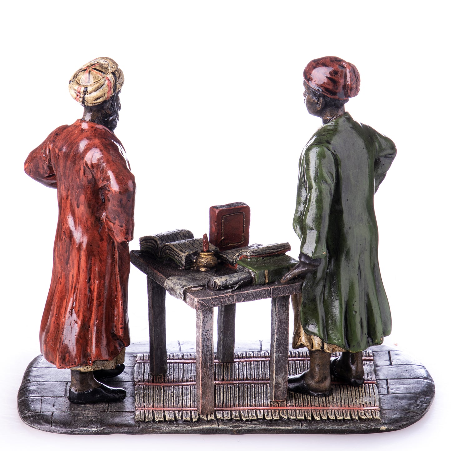 Statue en Bronze Erudits Arabes