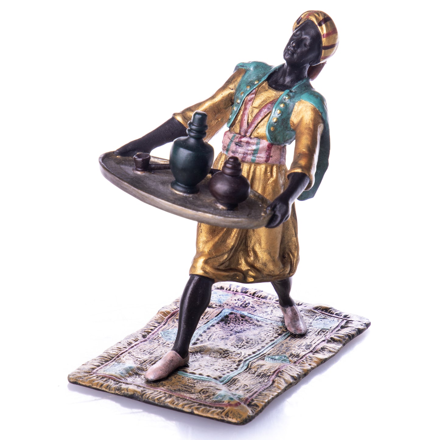 Statue en Bronze Serviteur
