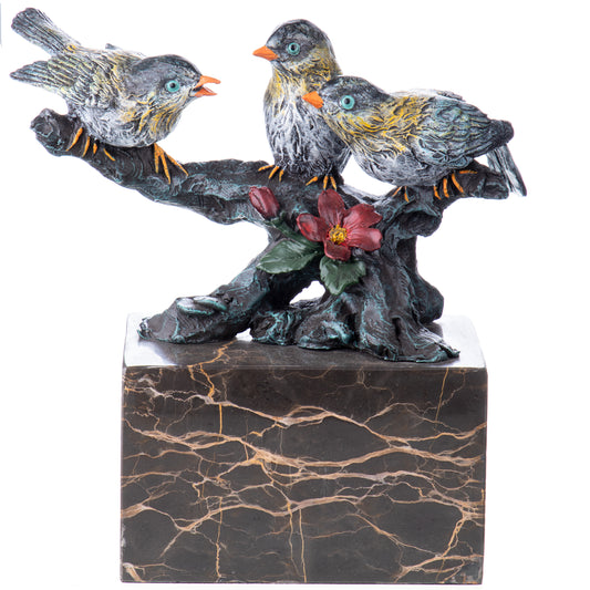 Statue en Bronze Oiseaux