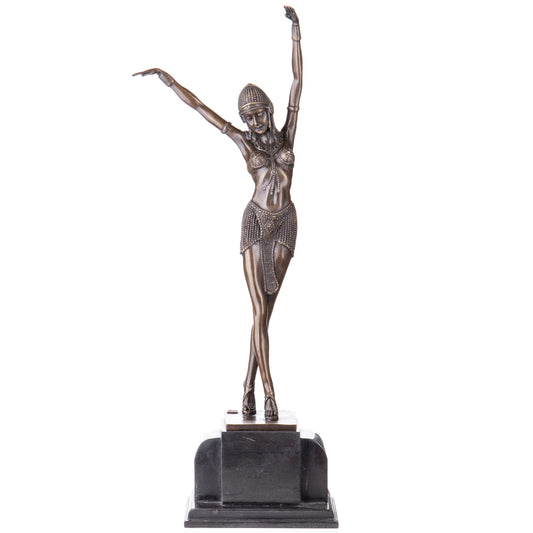 Statue en Bronze Danseuse égyptienne