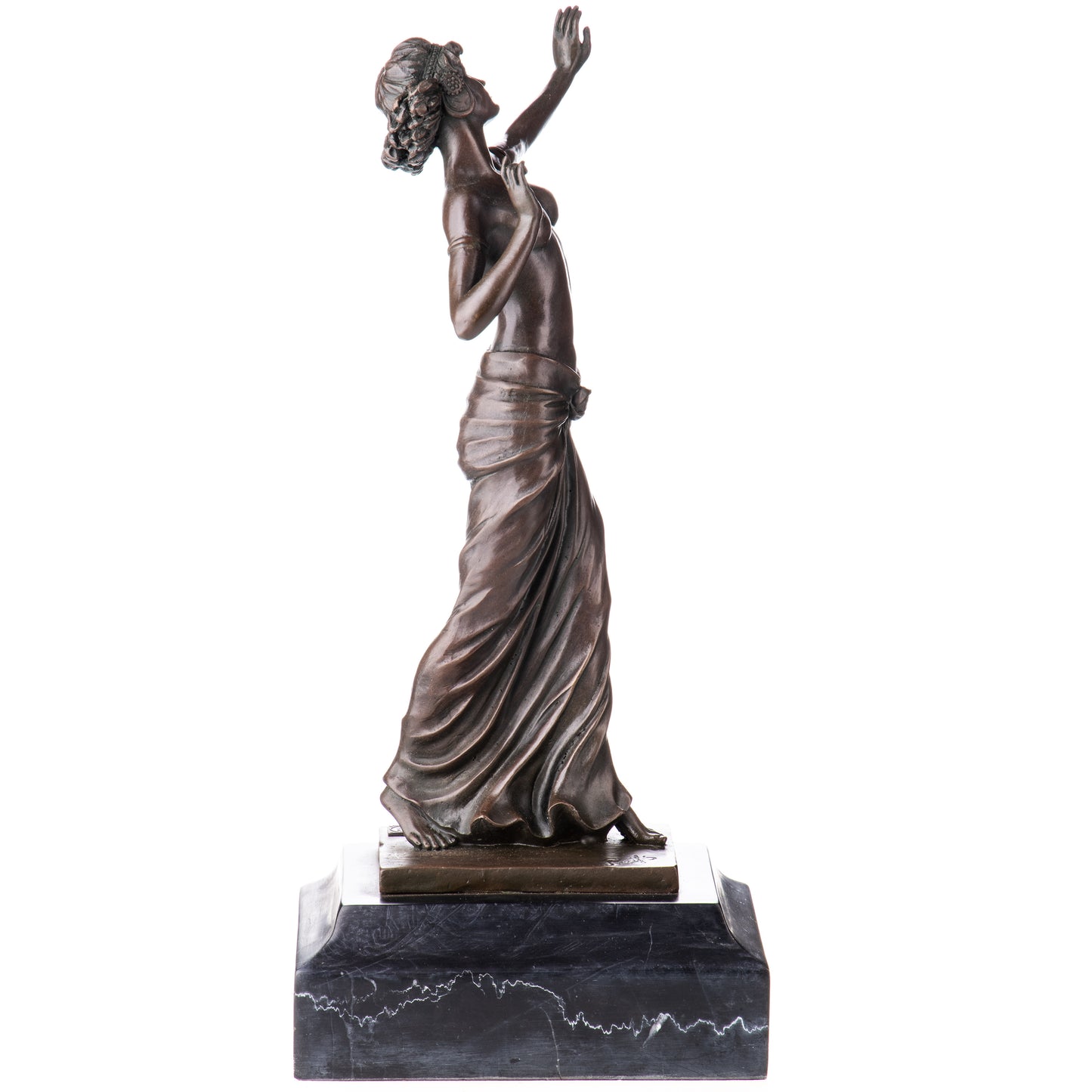 Sculpture en bronze Danseuse art-déco