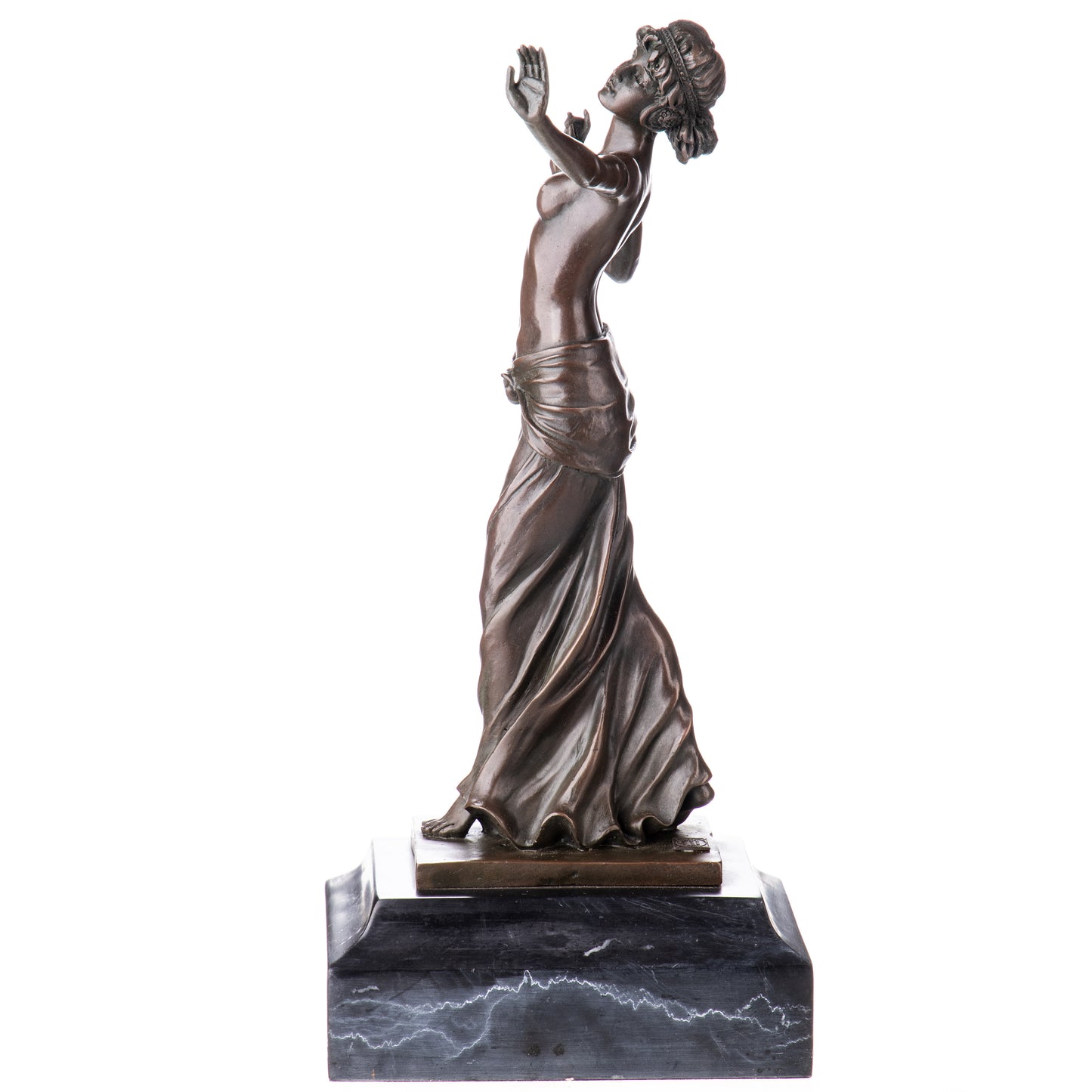 Sculpture en bronze Danseuse art-déco