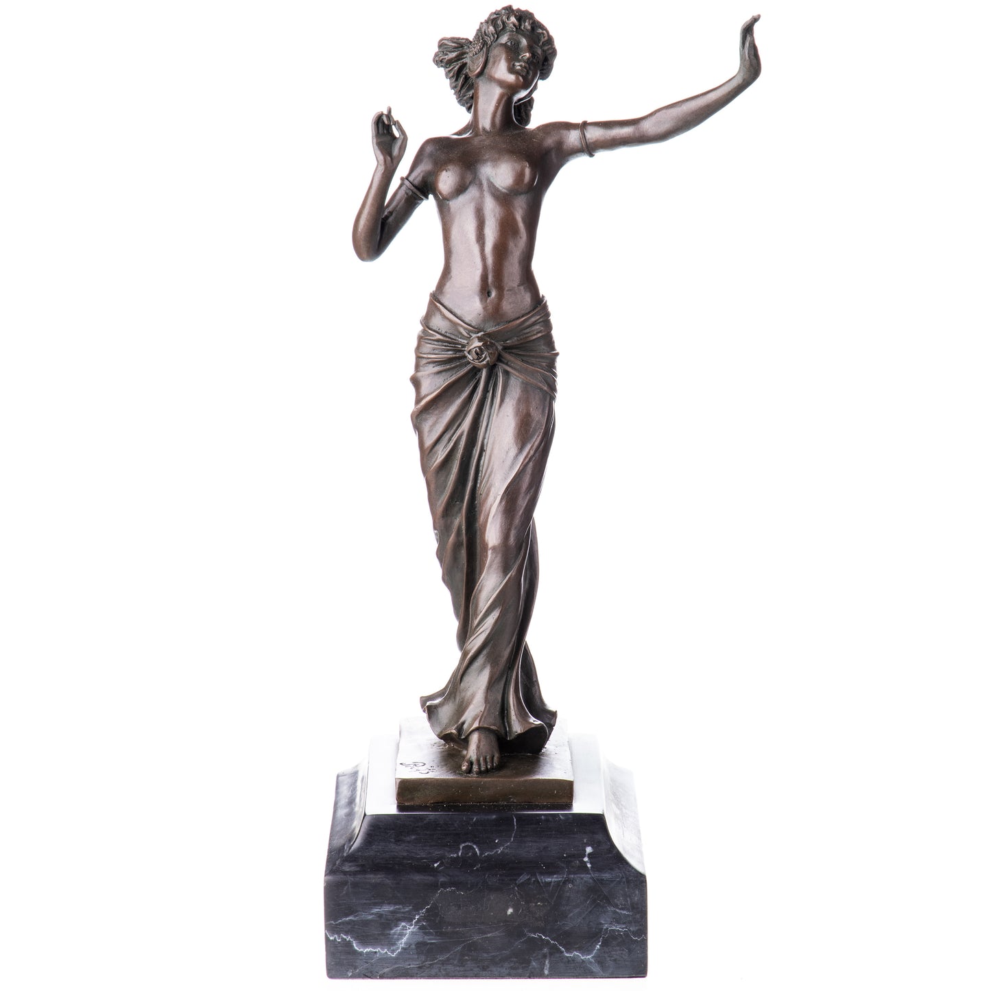 Sculpture en bronze Danseuse art-déco