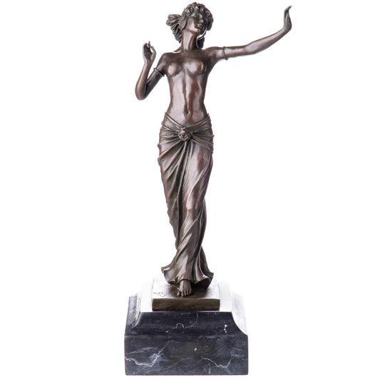 Sculpture en bronze Danseuse art-déco