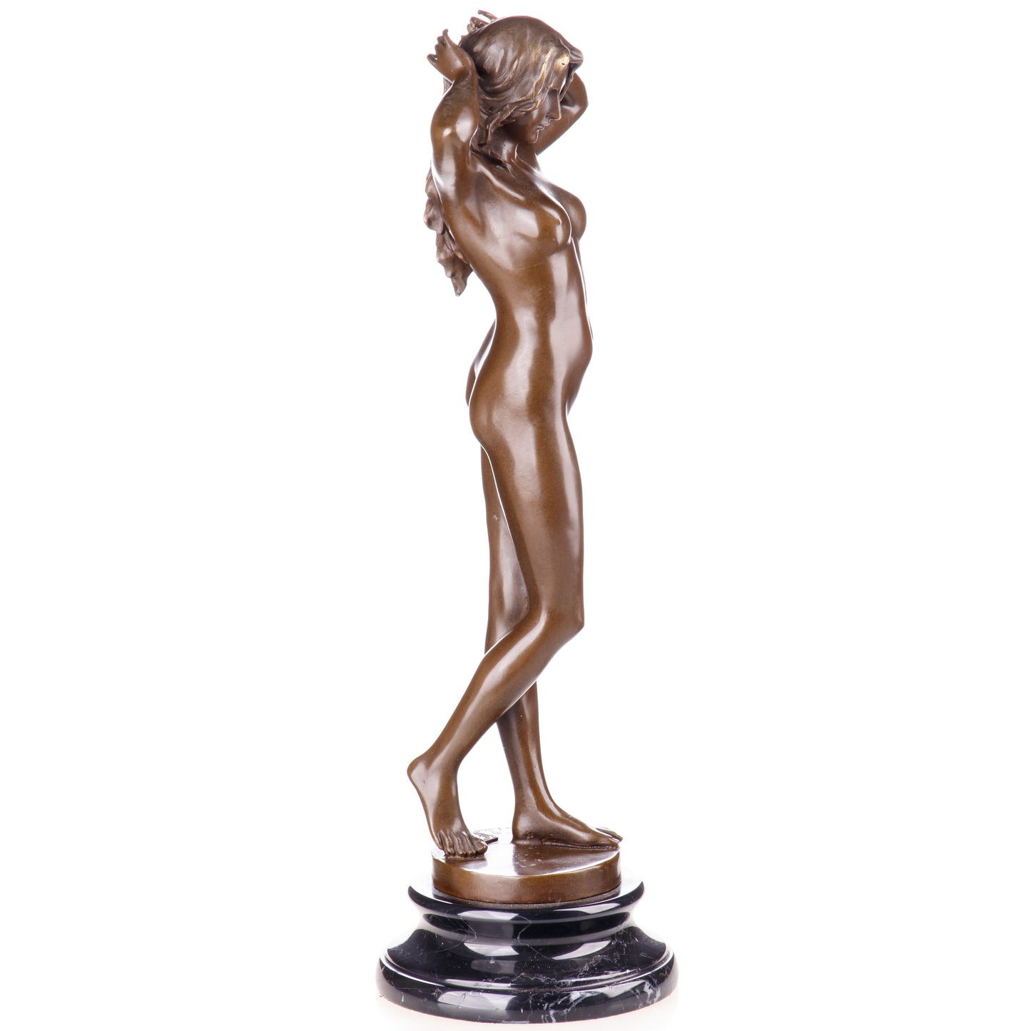 Statue en bronze Femme nue debout