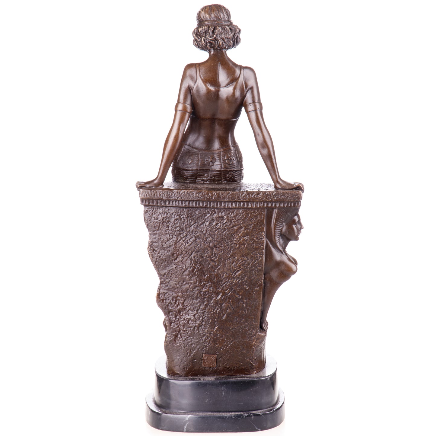 Sculpture en bronze Danseuse égyptienne