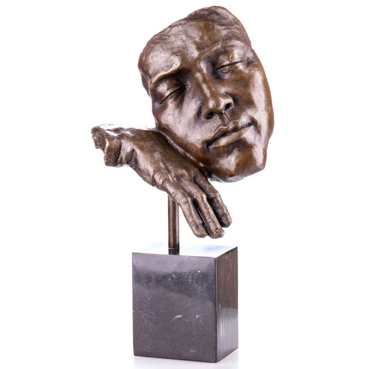 Sculpture en bronze Le repos