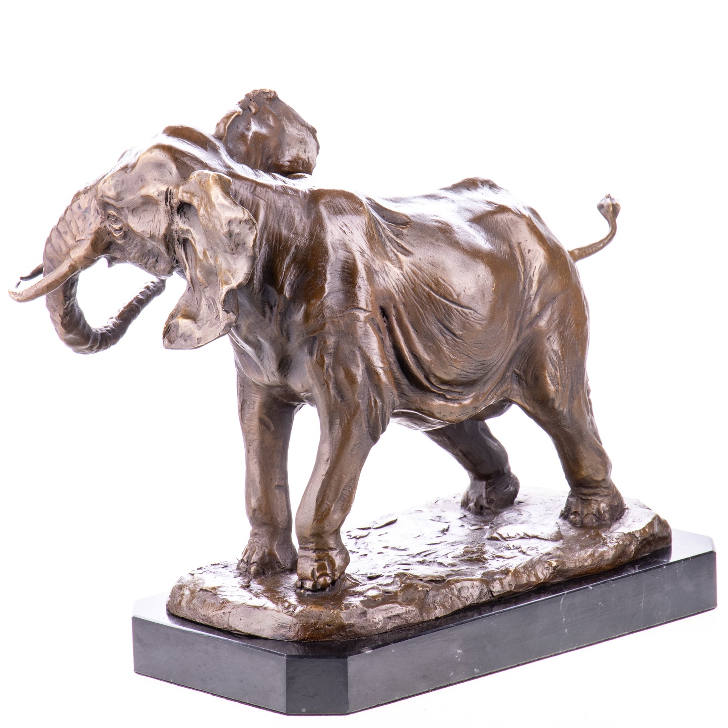 Sculpture en Bronze d'un Éléphant,style Artistique et Décoratif.