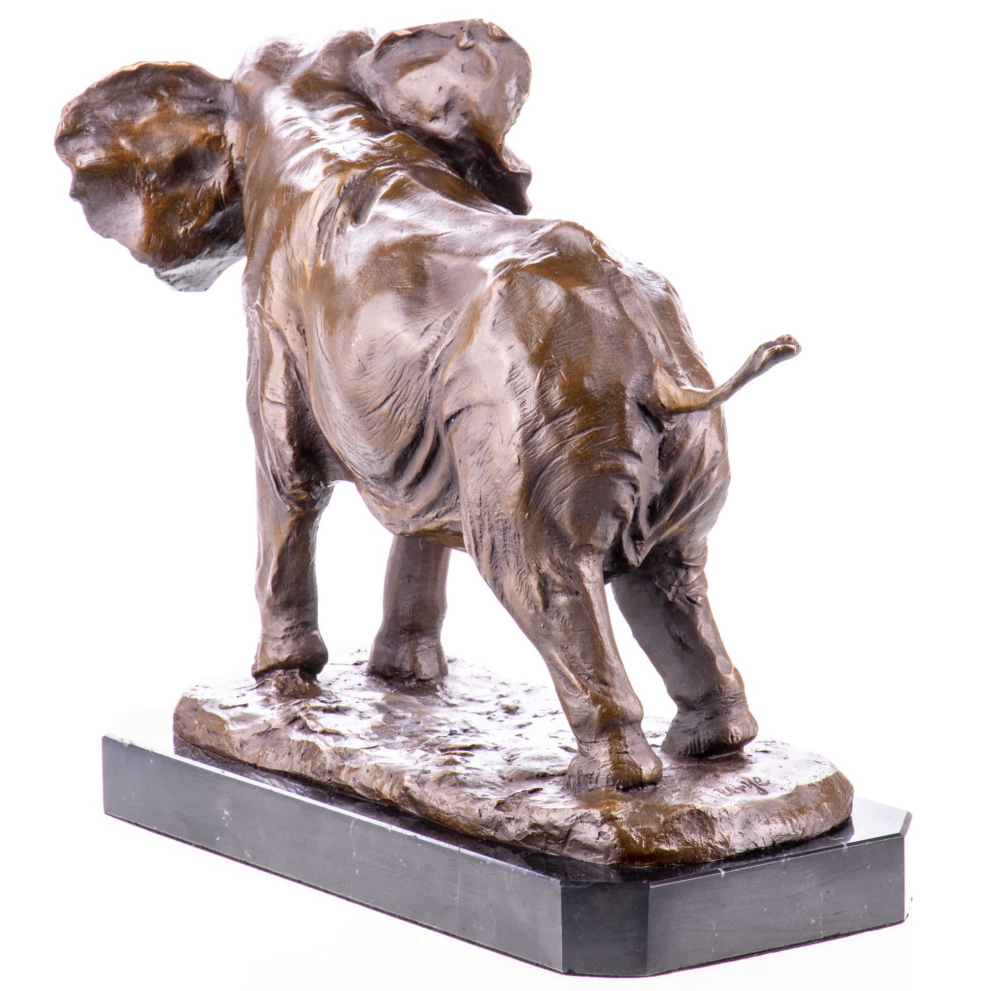 Sculpture en Bronze d'un Éléphant,style Artistique et Décoratif.