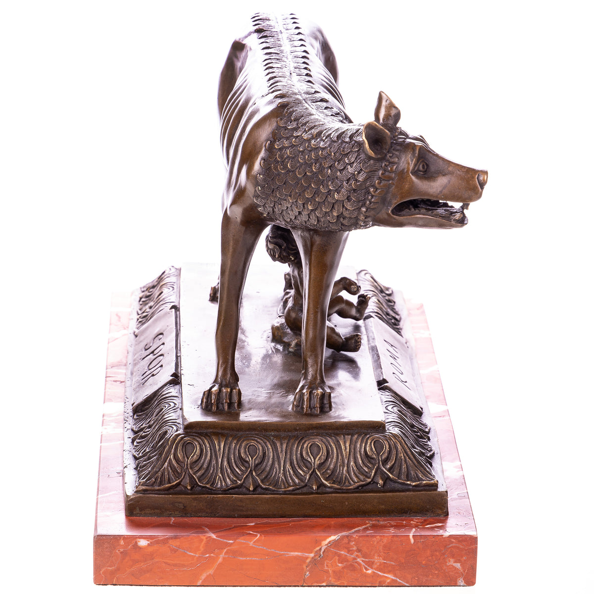 sculpture en bronze Louve Capitoline Romulus et Romus